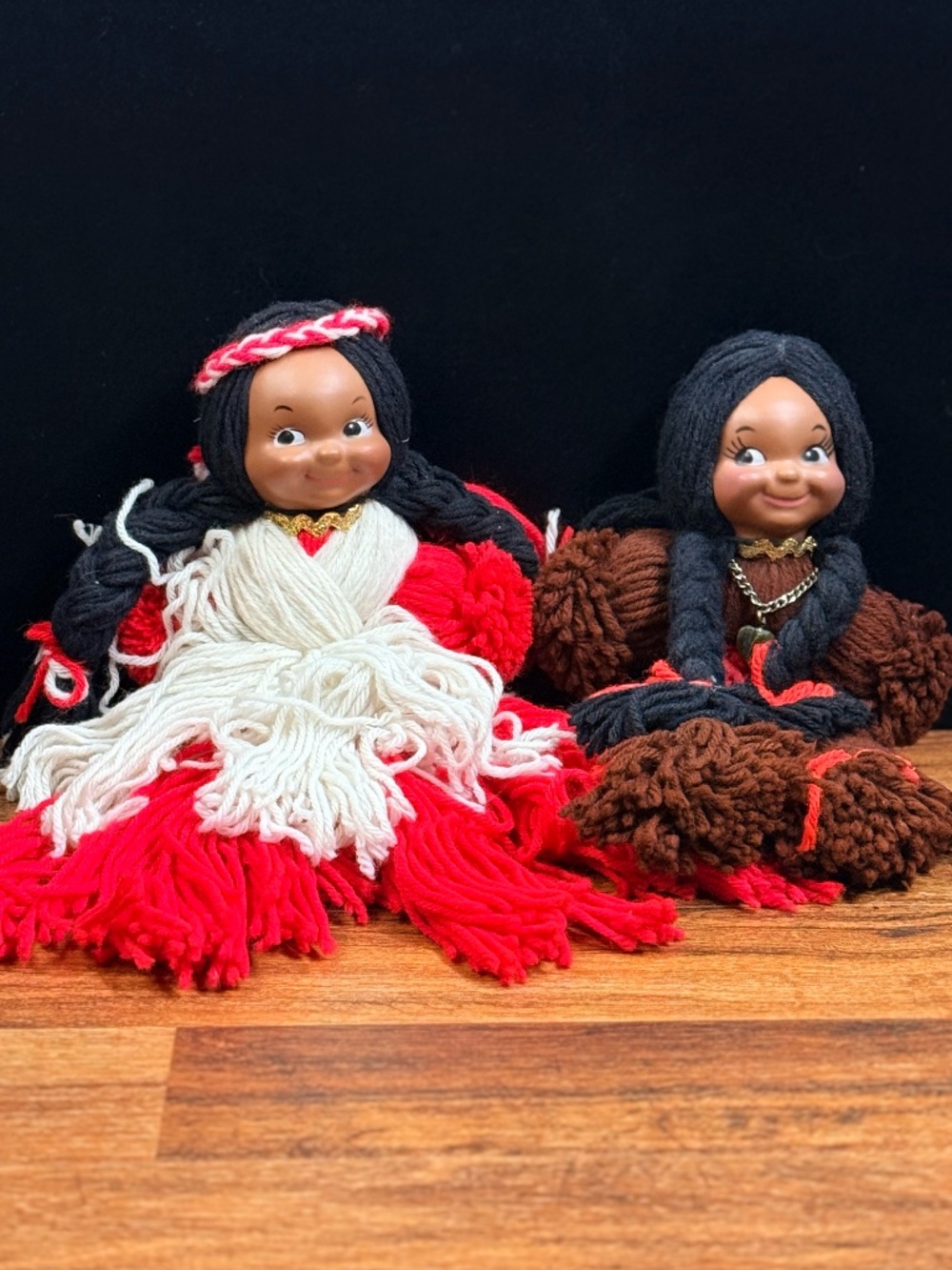 Handmade Yarn Dolls